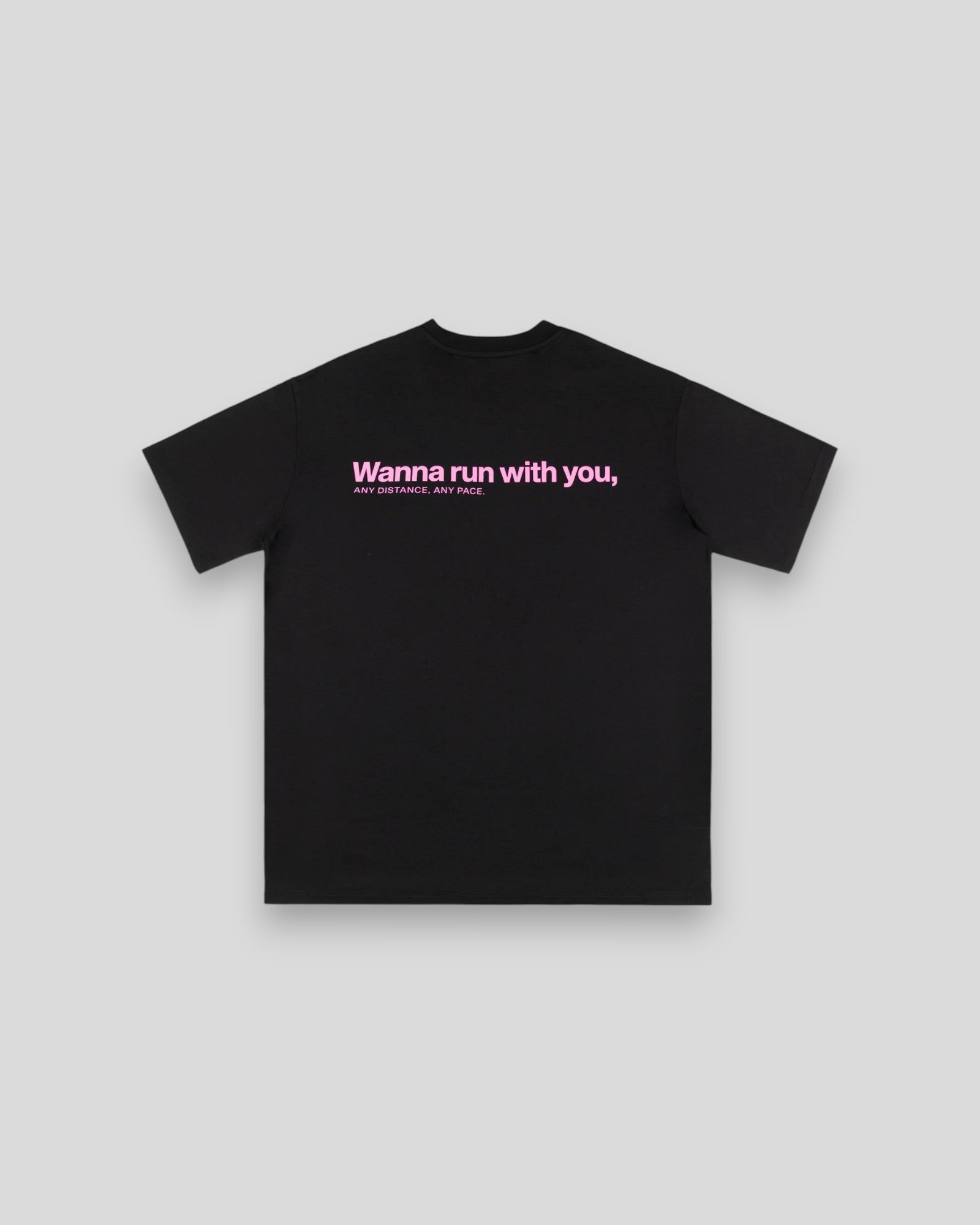 Peaufine || Wood T-Shirt - Wanna Run With You - Black - M" Peaufine