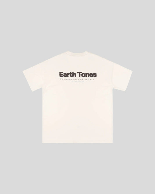 Peaufine || Seaweed T-Shirt Earth Tones - OffWhite - M’ Peaufine