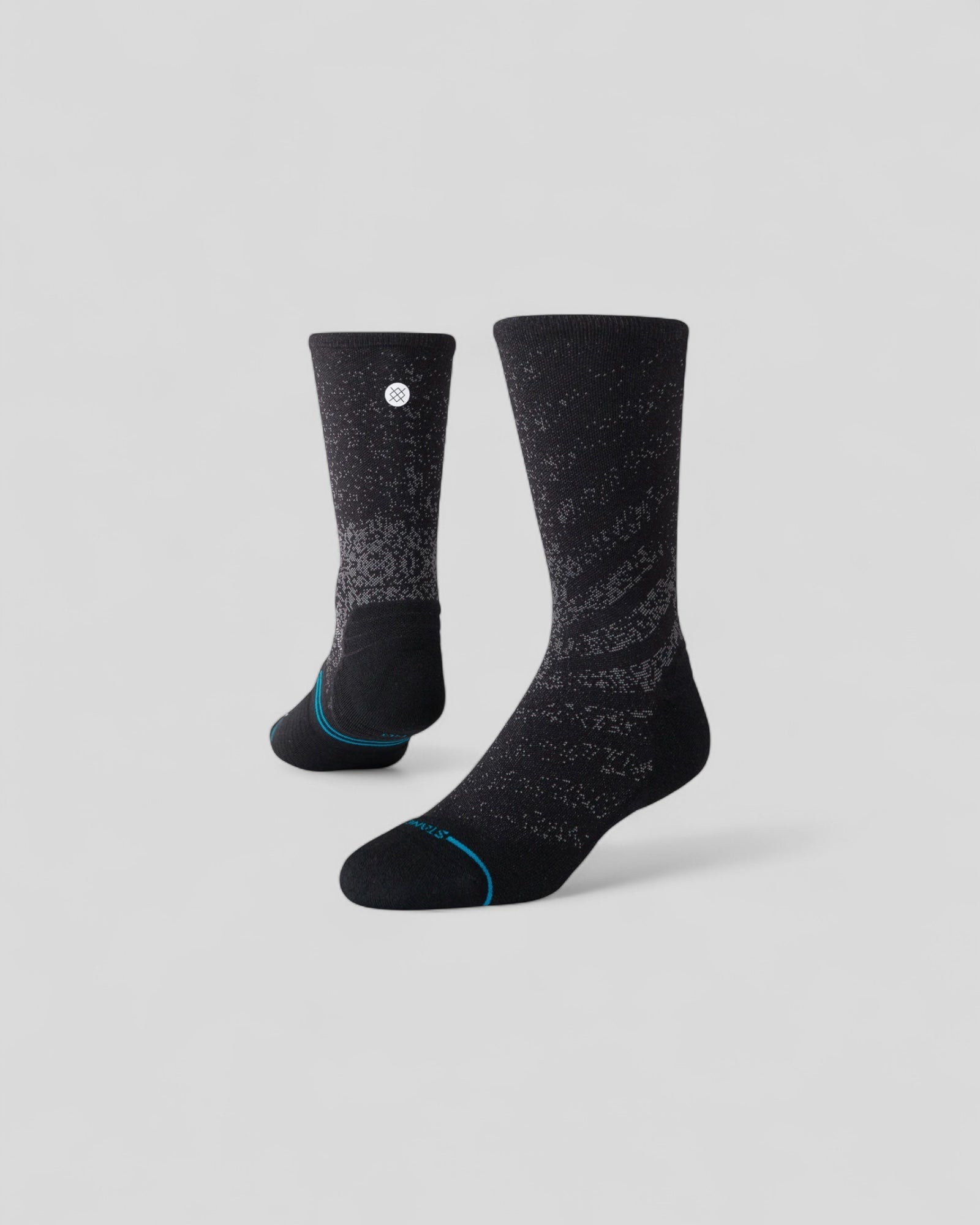 Stance || Run Light Crew - Black - M’ Stance