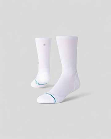 Stance || Run Light Crew - White - M’ Stance