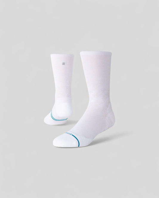 Stance || Run Light Crew - White - M’ Stance