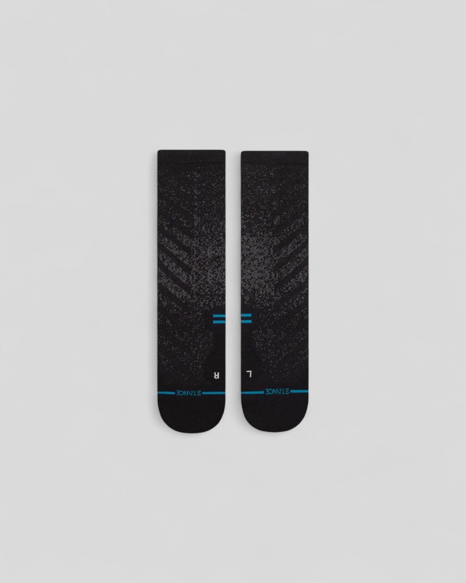 Stance || Run Light Crew - Black - M’ Stance