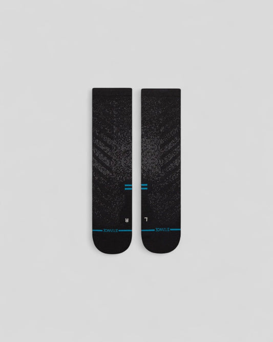 Stance || Run Light Crew - Black - M’ Stance