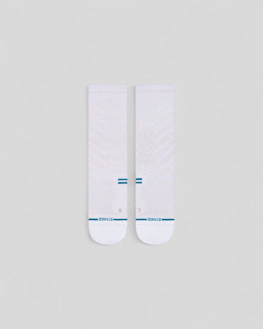 Stance || Run Light Crew - White - M’ Stance