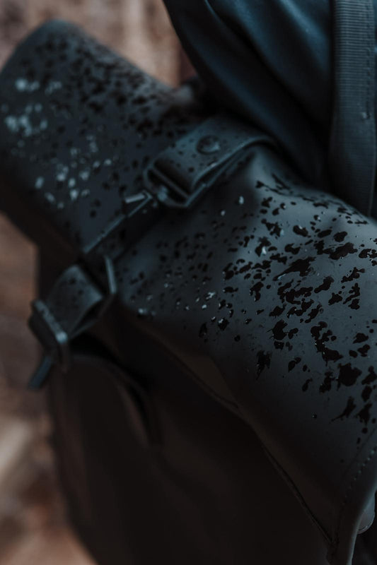 Rains || Rolltop Rucksack Mini - Black Rains