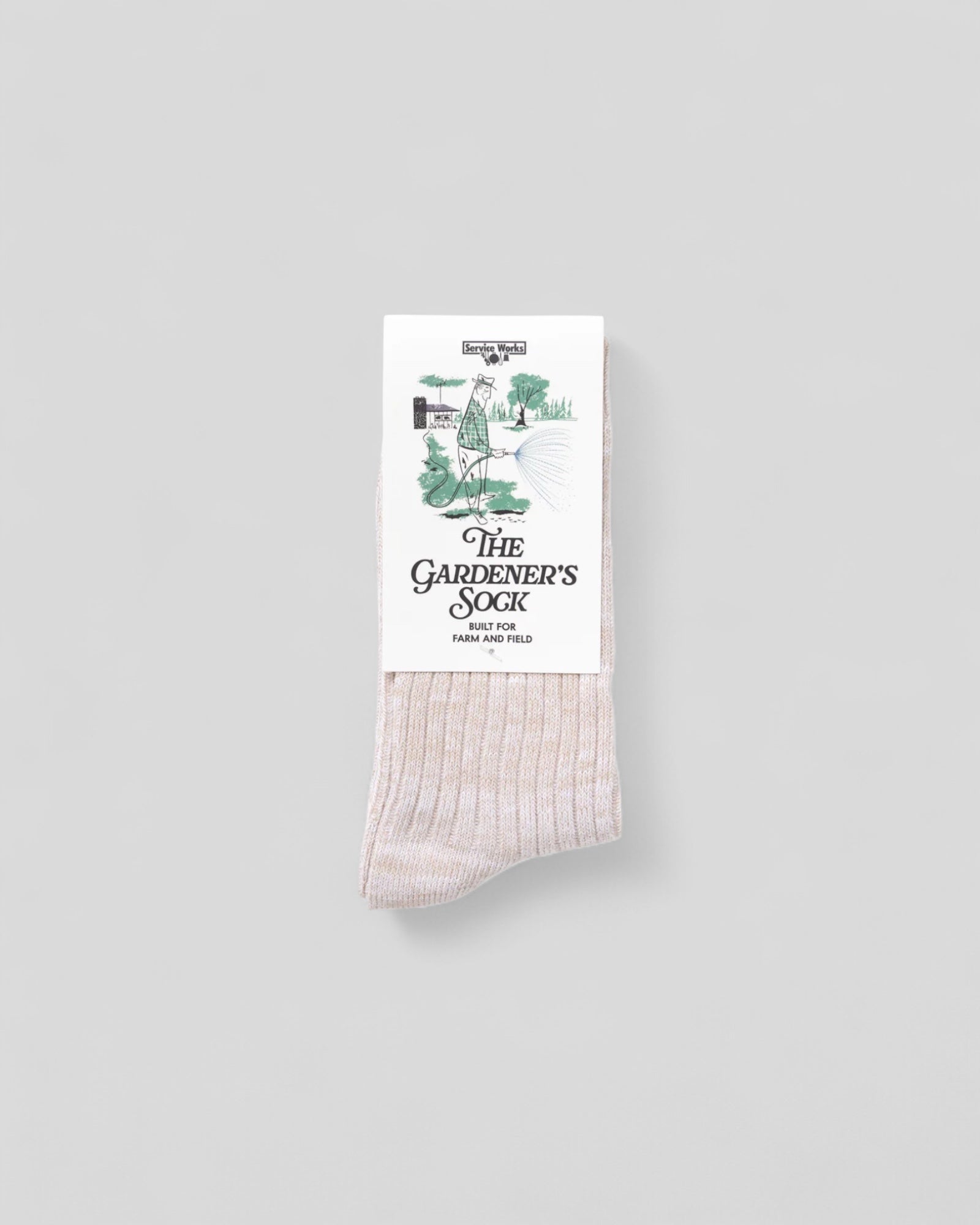 Service Works || The Gardener’s Socks - Beige - M' Service Works