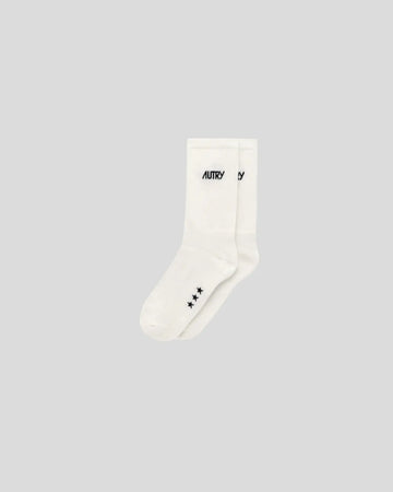 Autry || Socks Main Unisex - Stars Cream/ Black Autry