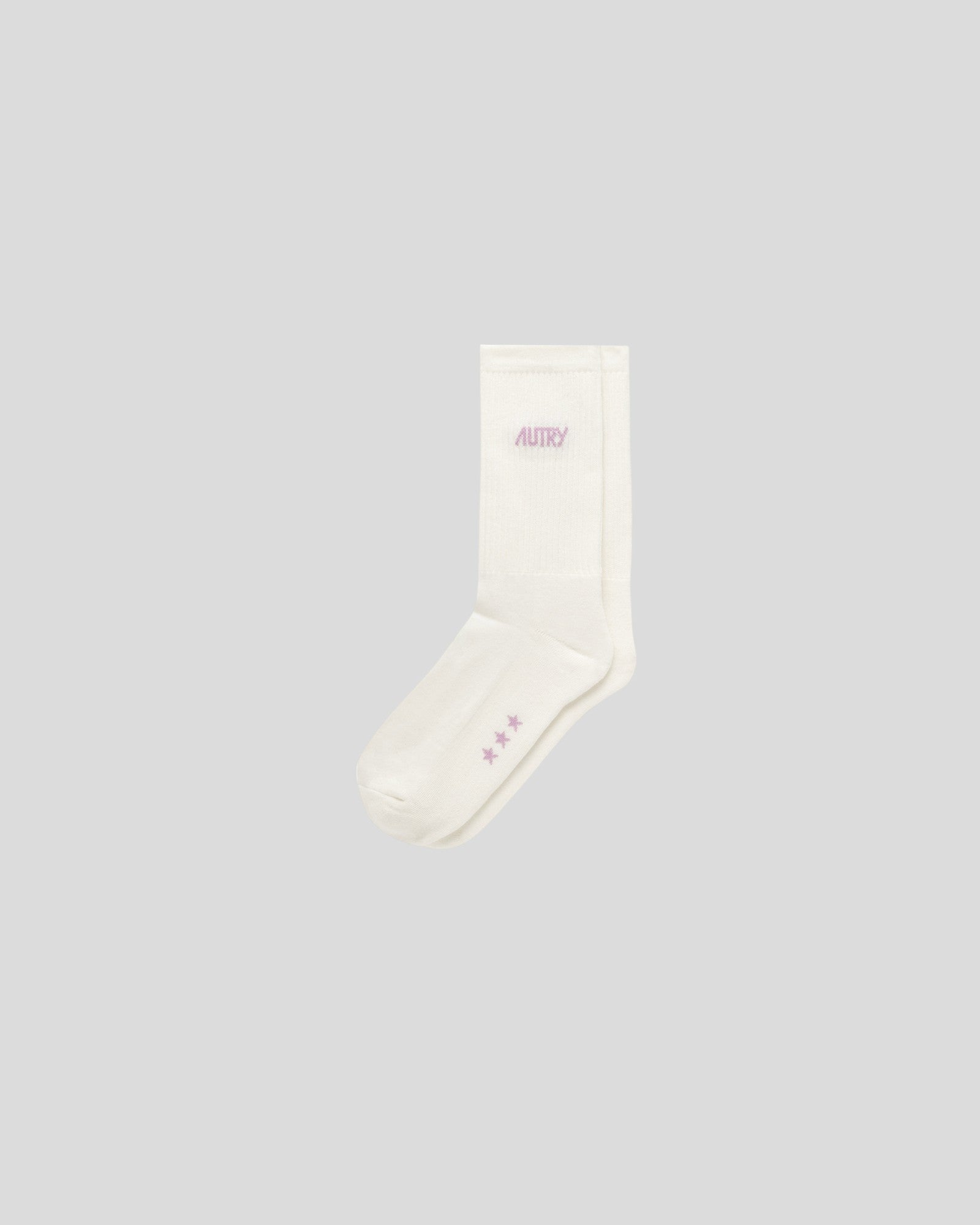 Autry || Socks Main Unisex - Stars Cream/ Powder Autry