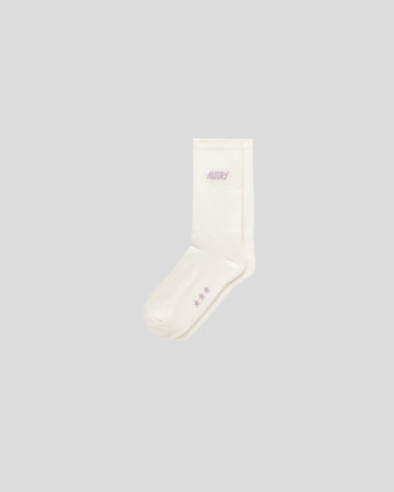Autry || Socks Main Unisex - Stars Cream/ Powder Autry
