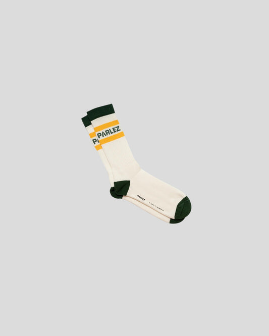 Parlez || Strive Sock - White/ Kelp Green Parlez