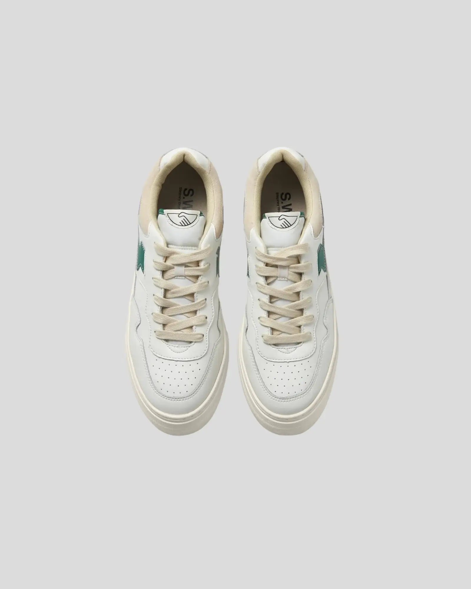 Stepney Workers Club || Pearl Strike Leather - White Green Stepney Workers Club