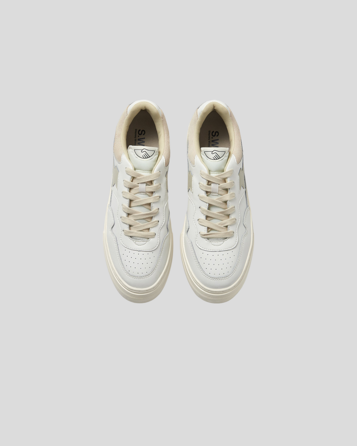 Stepney Workers Club || Pearl Strike Leather - White/ Putty Stepney Workers Club