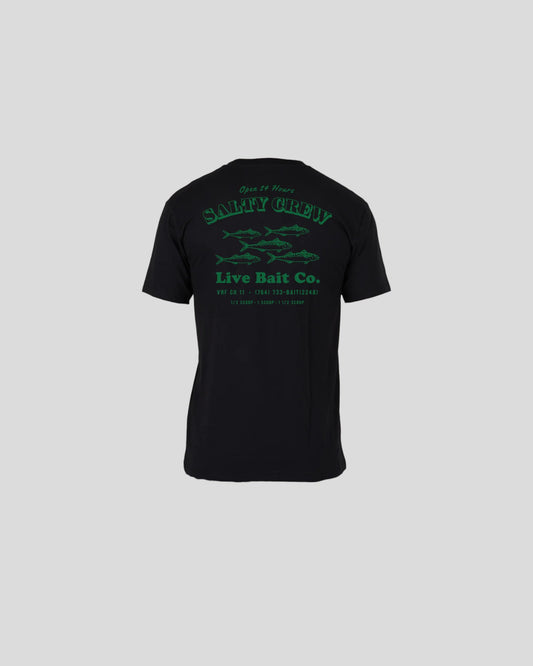 Salty Crew || Green Rat Pack Premium T-Shirt - Black Salty Crew