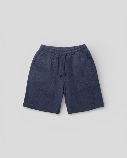 Service Works || Seersucker Chef Shorts - Dark Navy Service Works