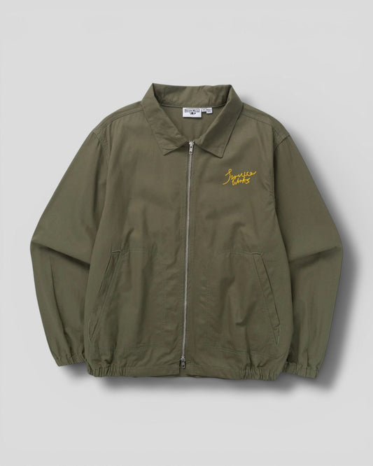 Service Works || Twill Work Jacket - Olive Service Works