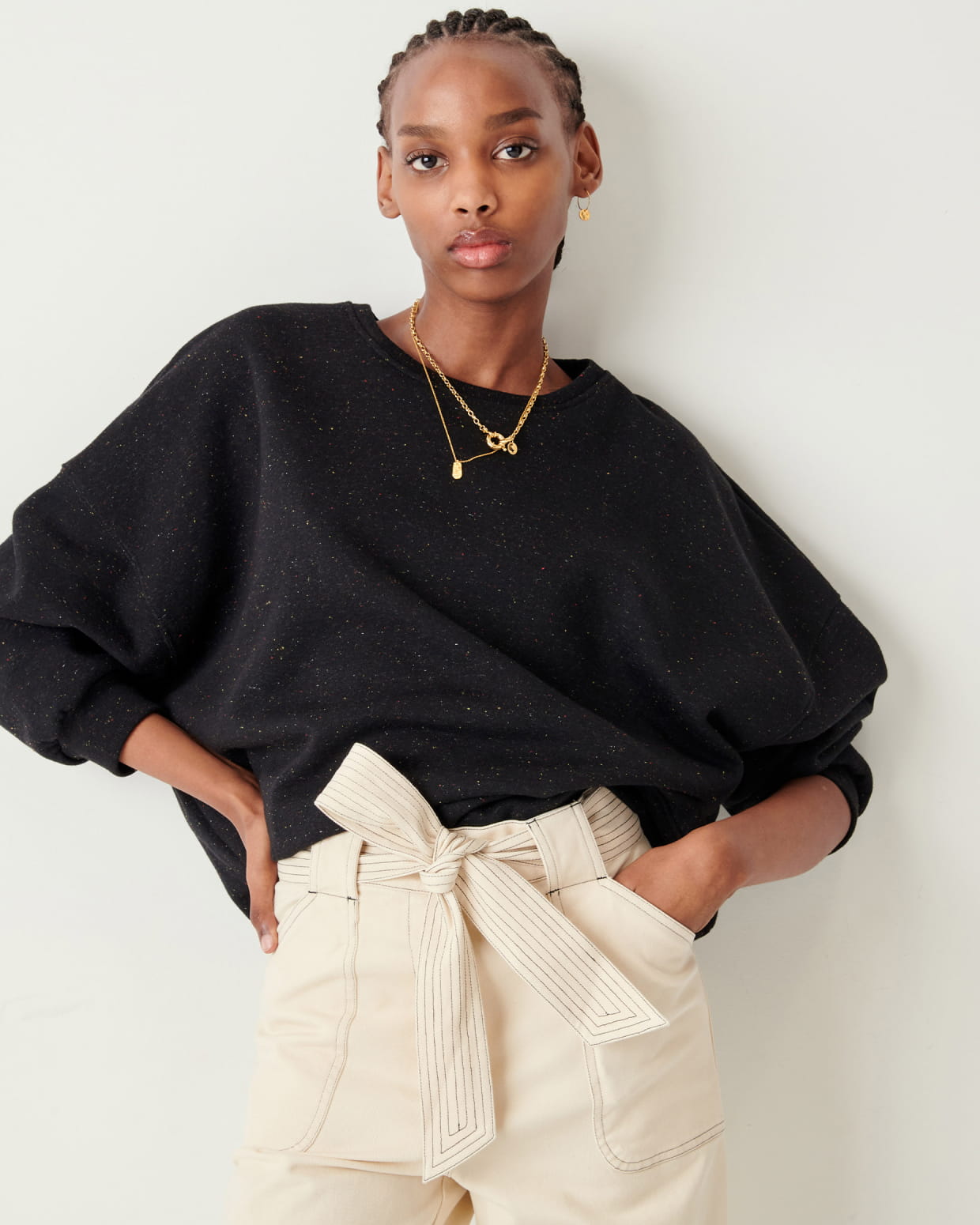 Sessùn || Chebbi Sweat - Black Granit Sessùn