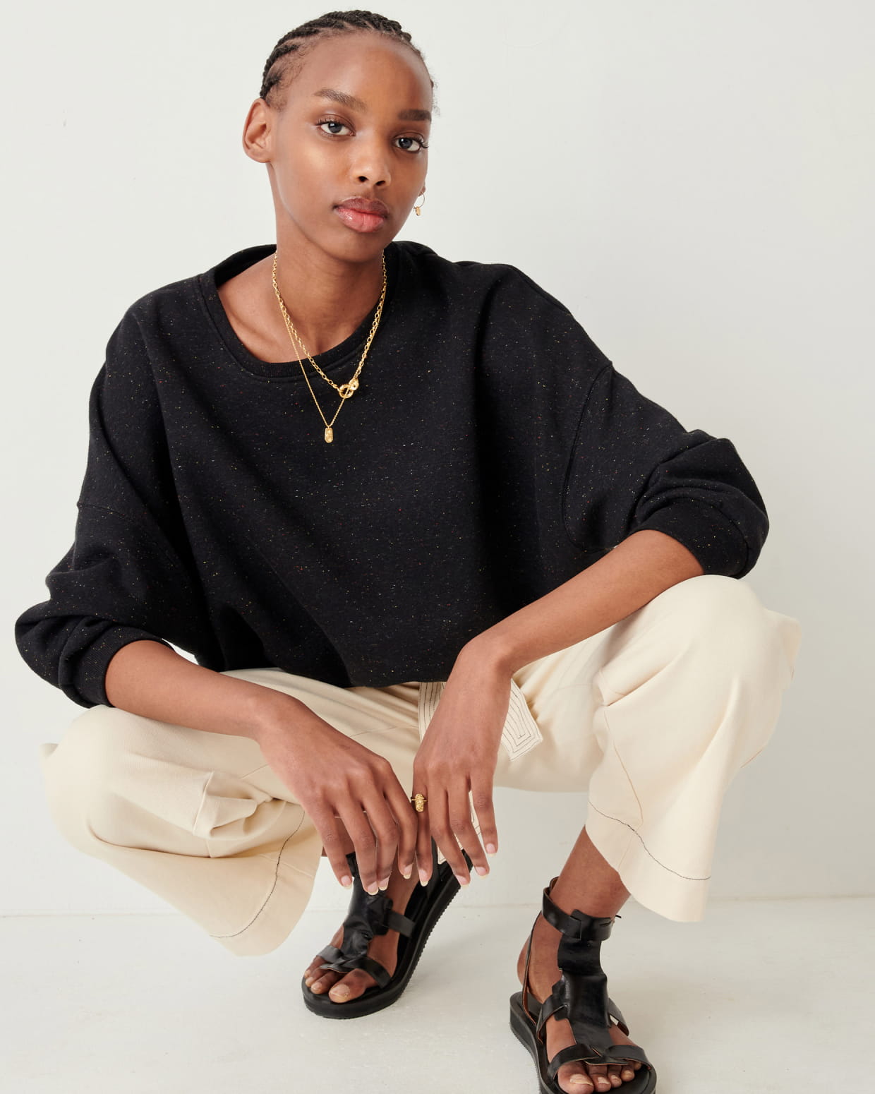 Sessùn || Chebbi Sweat - Black Granit Sessùn