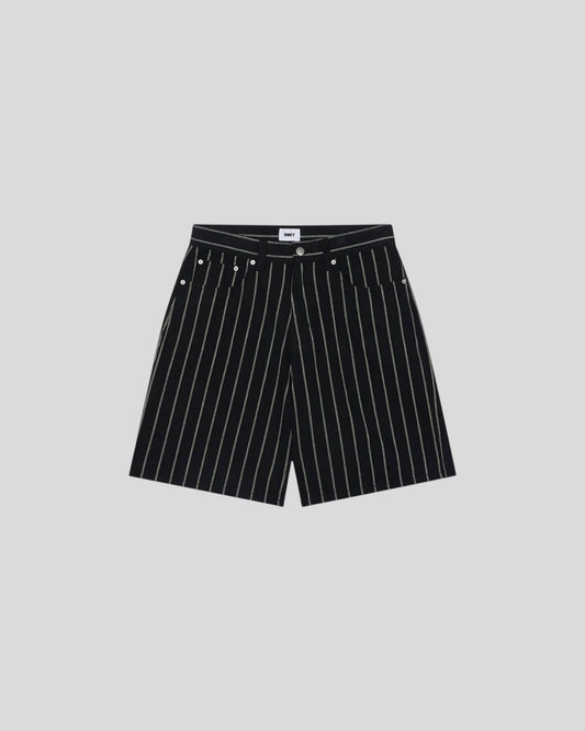 Obey || Stripe Baggy Denim Short - Black Multi - M" Atalante Store