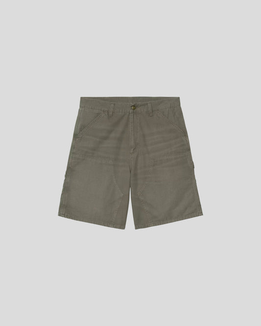 Carhartt || Double Knee Short - Leaf Stone Canvas - M’ Carhartt