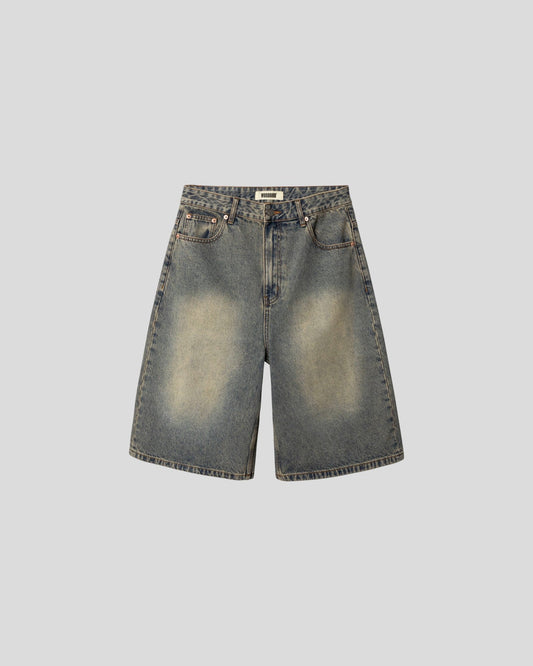 Woodbird || WByuto Twisted Shorts - Blue Vintage - M' Woodbird