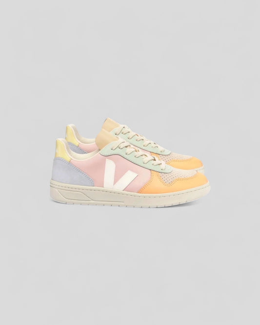 Veja || V-10 Leather - White Multico Veja