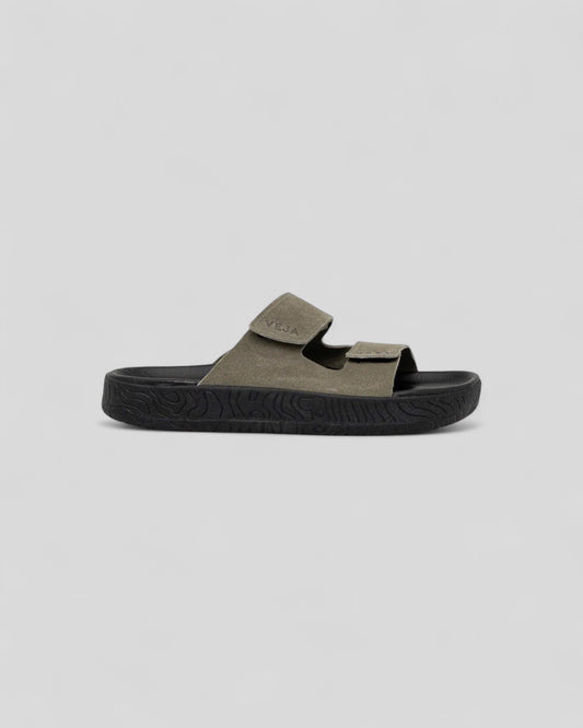 Veja || Etna Suede Soft - Kaki/Black - M' Veja
