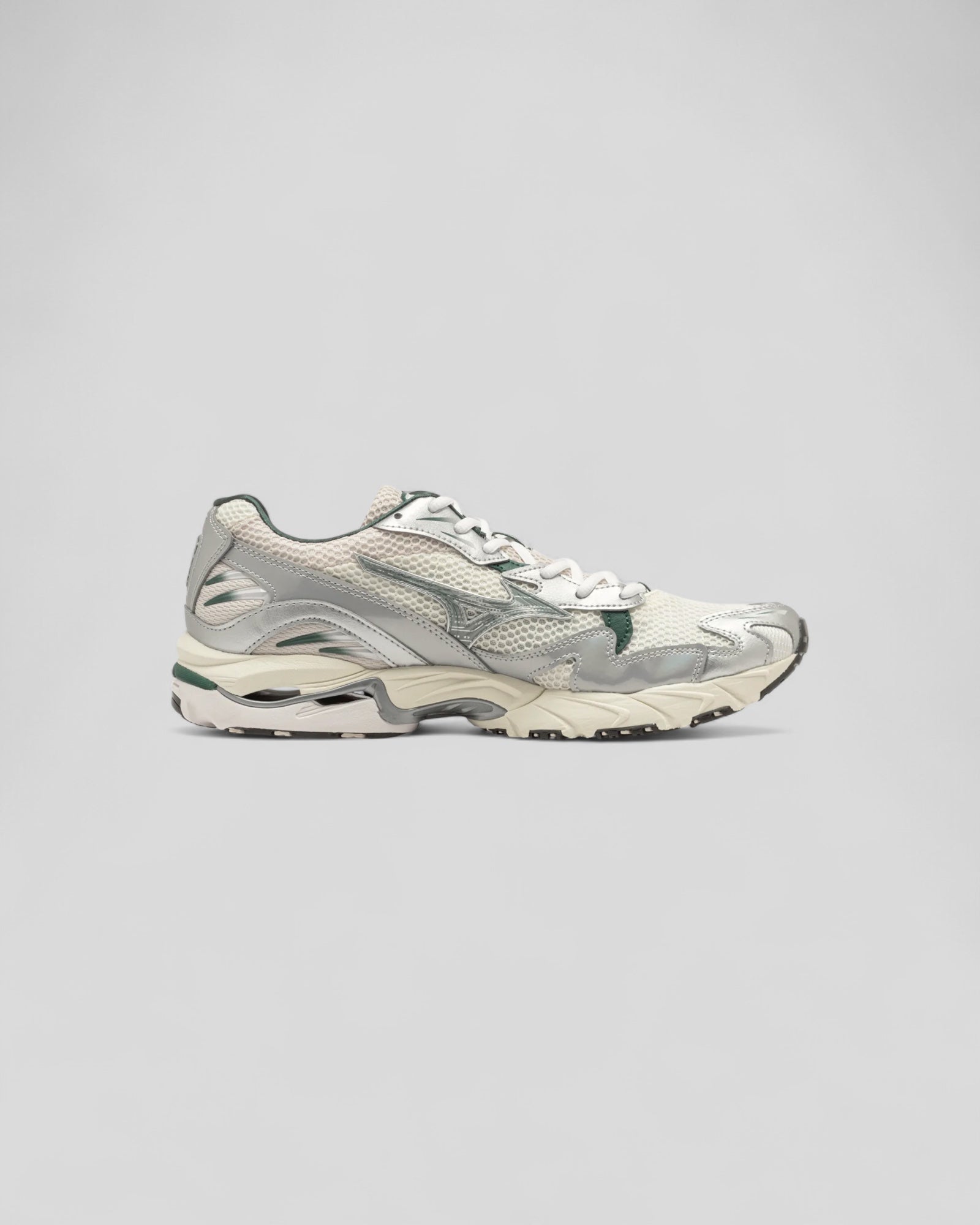 Mizuno || Wave Rider 10 - Green /Silver /White - M" Mizuno
