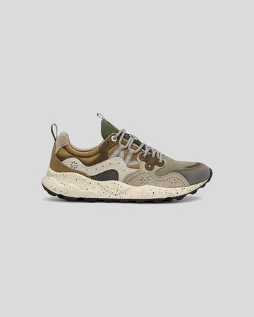 Flower Mountain || Yamano 3 Suède/Nylon - Grey-Onion M' Flower Mountain