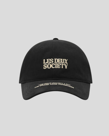 Les Deux || Society Dad Cap - Black/ Ivory