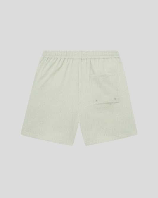 Les Deux || Stan Seersucker Swim Short 2.0 - Smoke Green