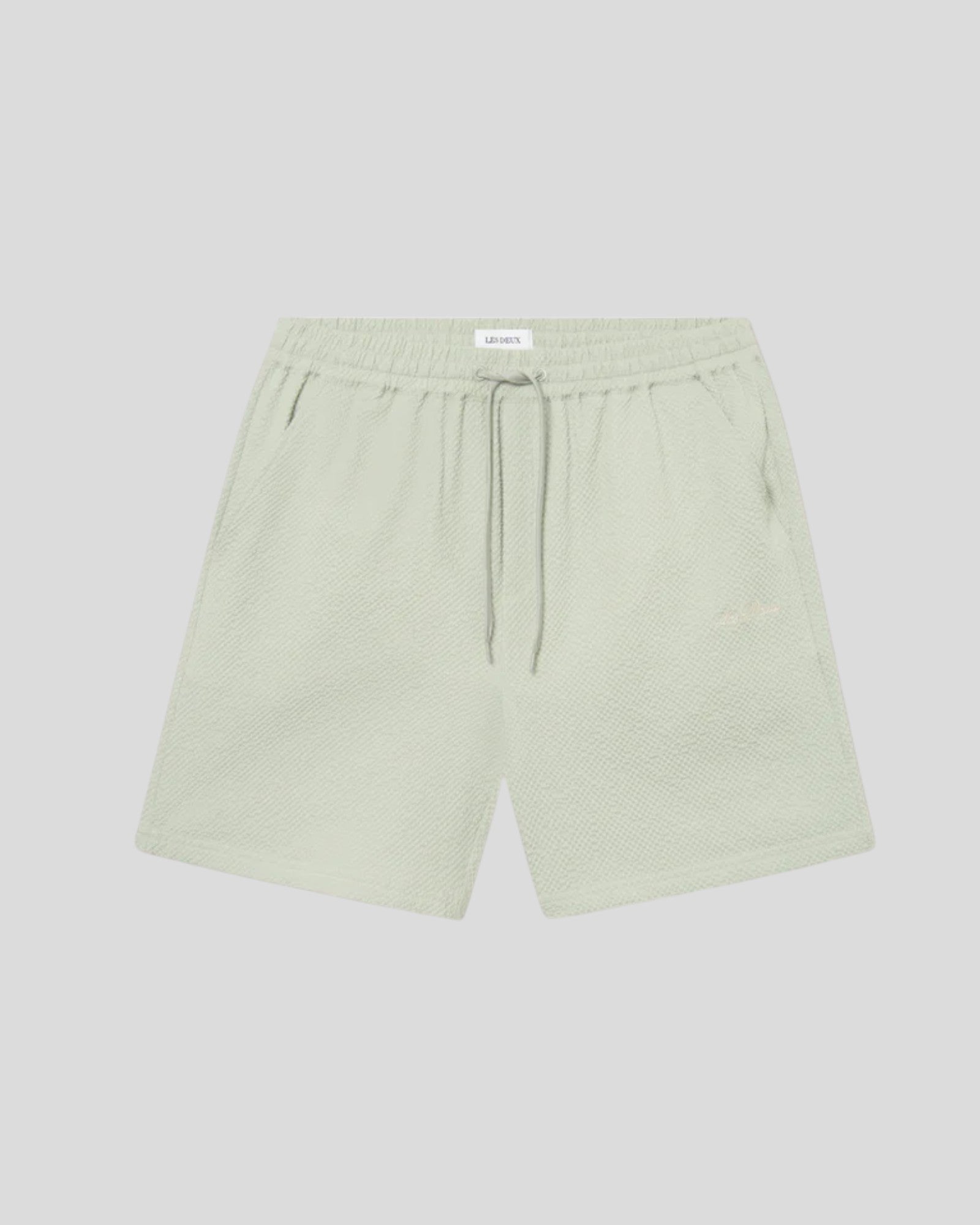 Les Deux || Stan Seersucker Swim Short 2.0 - Smoke Green