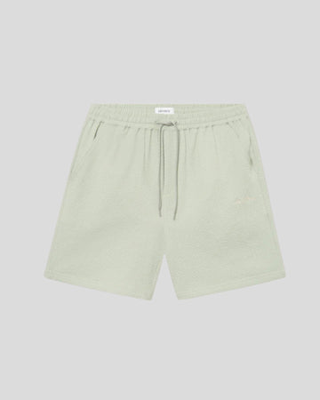 Les Deux || Stan Seersucker Swim Short 2.0 - Smoke Green