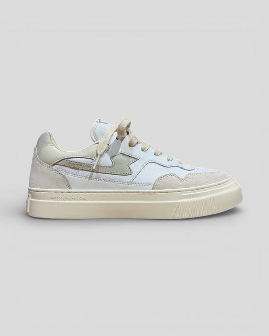 Stepney Workers Club || Pearl S-Strike Leather - White/Beige - M' Stepney Workers Club