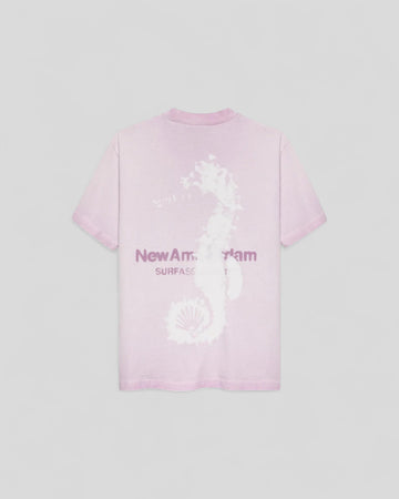 New Amsterdam || Seahorse Tee - Light Purple - M’ New Amsterdam Surf Association