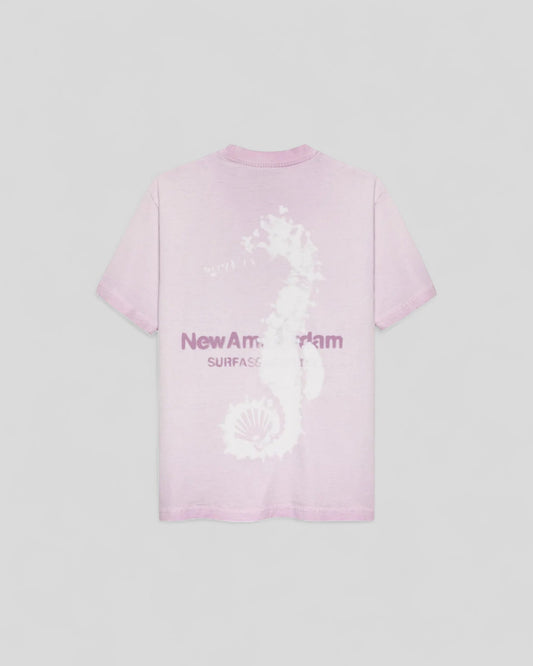 New Amsterdam || Seahorse Tee - Light Purple - M’ New Amsterdam Surf Association