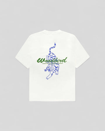 Woodbird || WBBaine Tiger Tee - Off White Woodbird