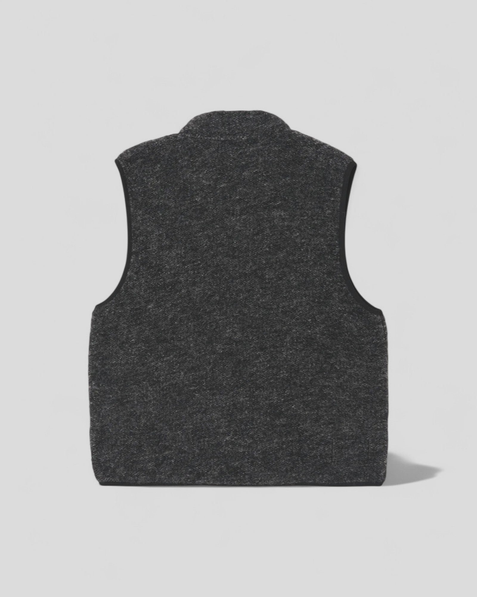 Universal Works || Climbing Gilet Six Wool Fleece - Black Universal Works
