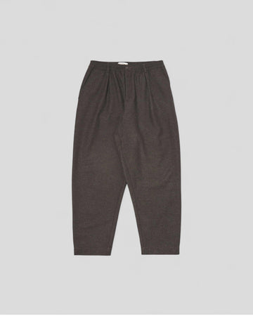 Universal Works || Pleated Track Pant - Brown Universal Works