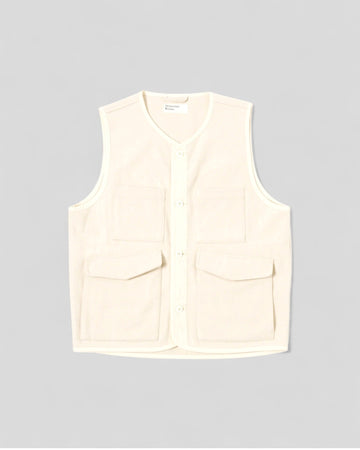 Universal Works || 4 Pocket Gilet - Ecru Universal Works