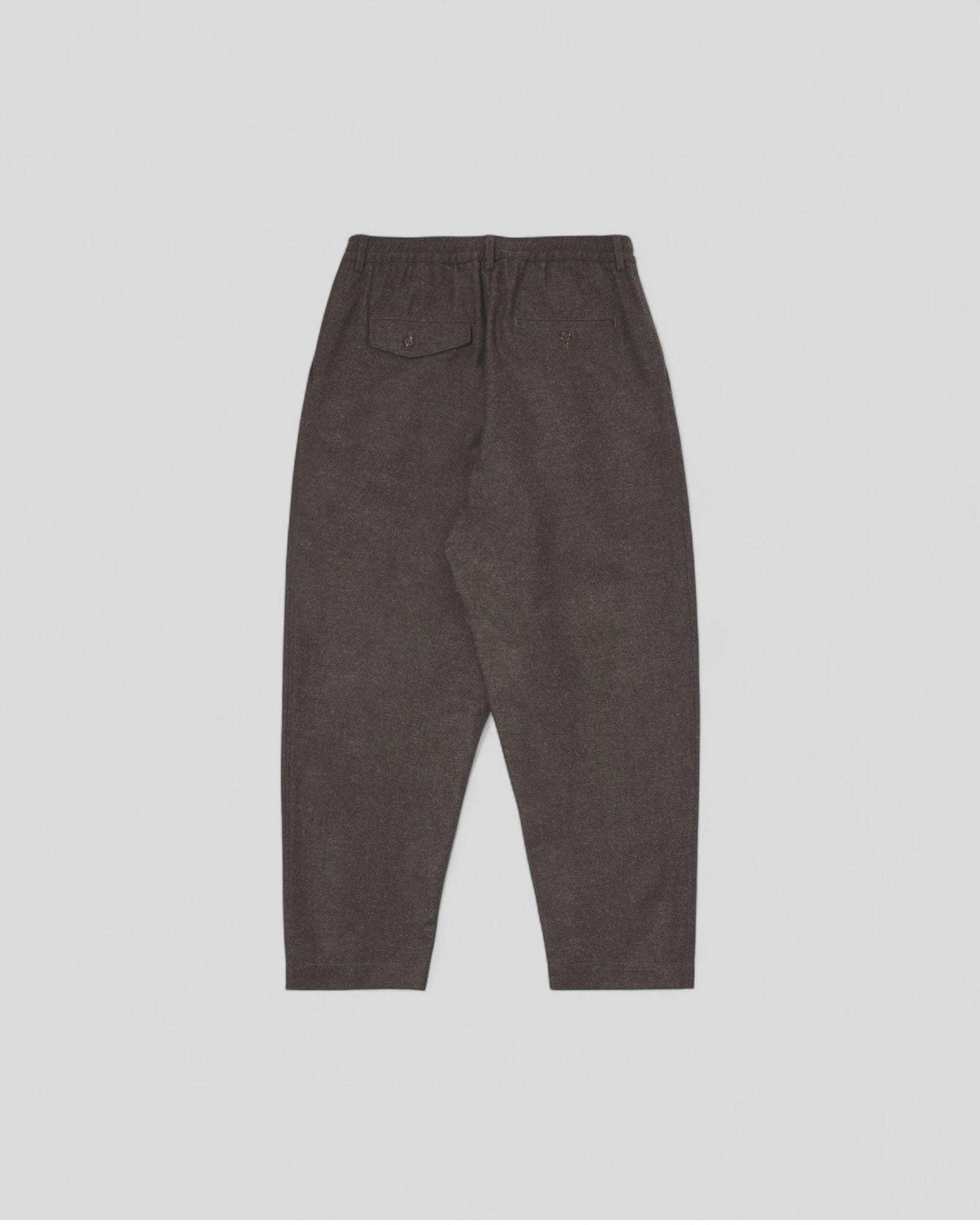 Universal Works || Pleated Track Pant - Brown Universal Works