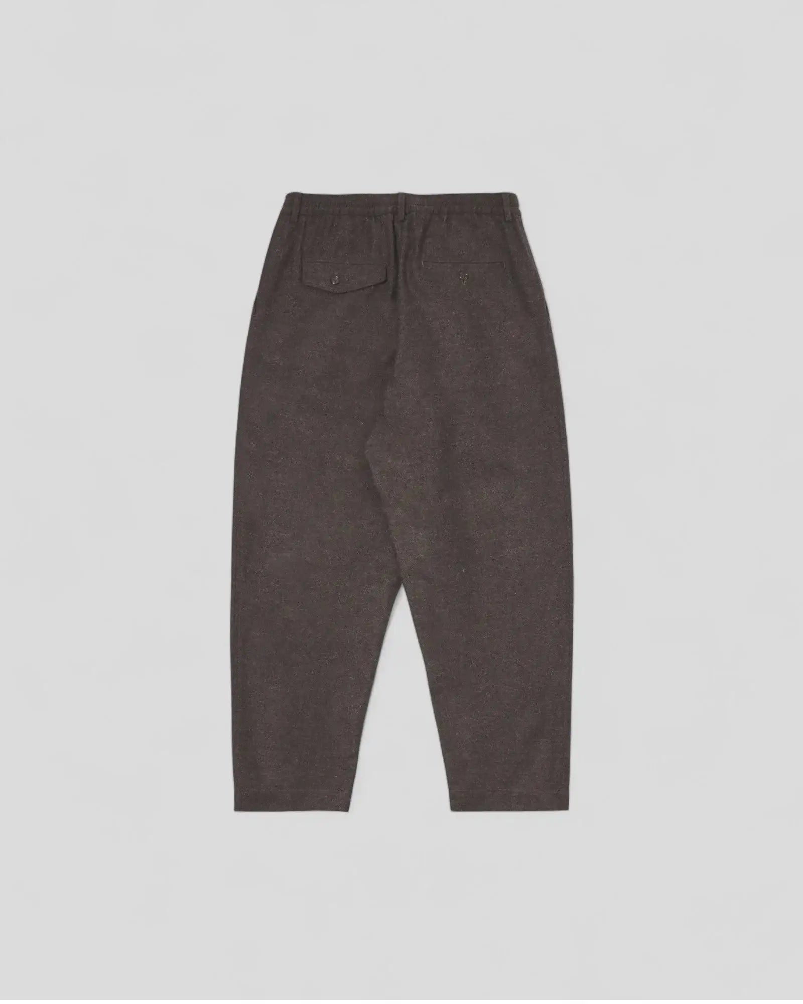 Universal Works || Pleated Track Pant - Brown Universal Works