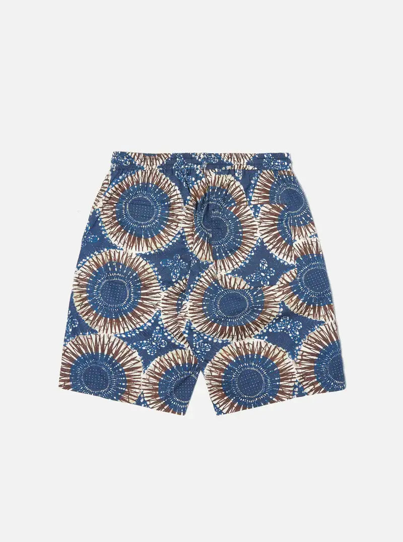 Universal Works || Lumber - Short - Hokkoh Print Navy Universal Works