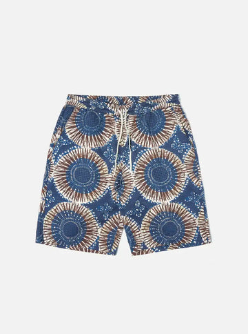 Universal Works || Lumber - Short - Hokkoh Print Navy Universal Works