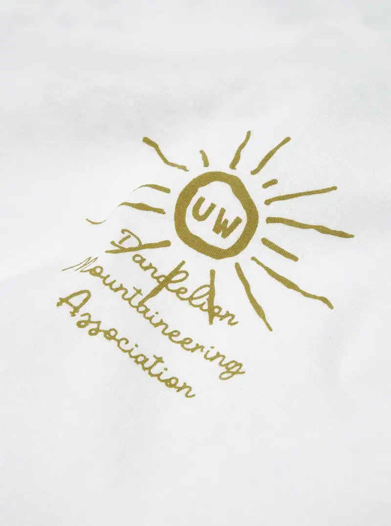 Universal Works || Flower Mountain Print - T-Shirt - Ecru Universal Works