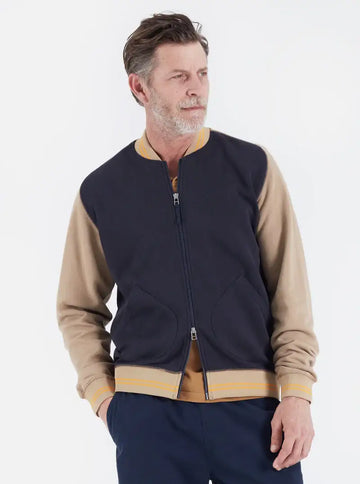Universal Works || Carbis Veste - Bleu Marine/ Sable Universal Works