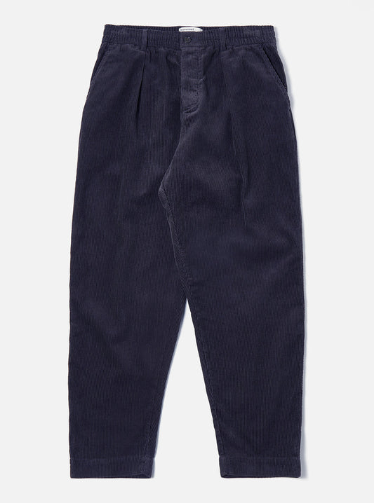 Universal Works || Pleated Track Pant - Navy Universal Works