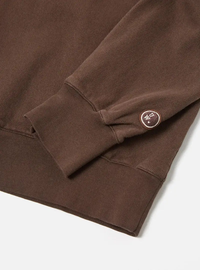 Universal Works || Classic Crew Sweat - Marron Universal Works