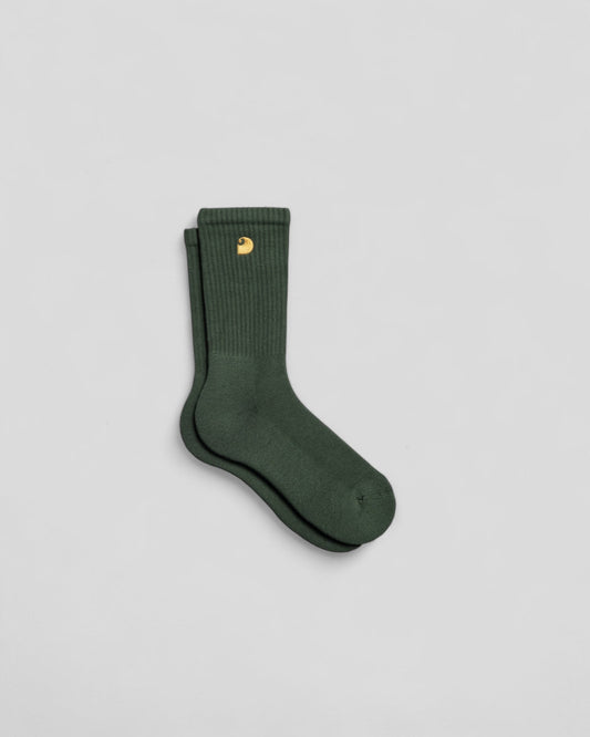 Carhartt || Chase Socks - Olive / Gold -M’ Carhartt