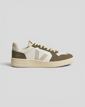 Veja ||  V-82 Leather - White/Natural/Kaki - M’ Veja