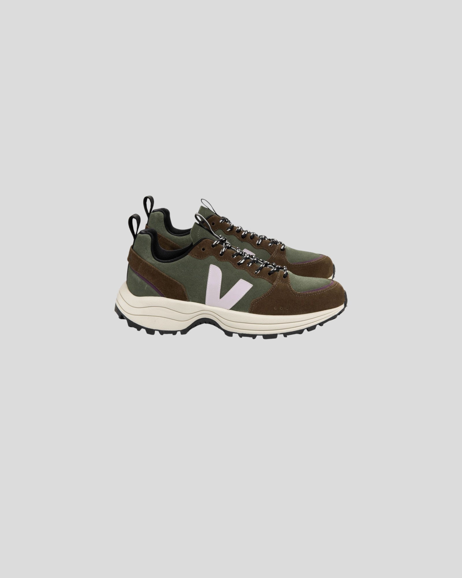 Veja || Venturi VC Suède - Women -  Mud Parme Multico